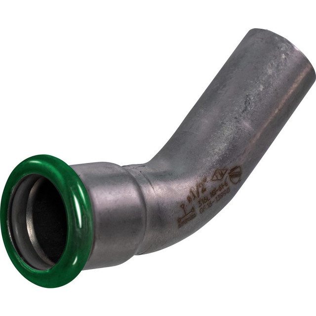 Merit Brass MBF061/26GEH Stainless Steel Pipe Fittings; Fitting Type: Press x Male ; Fitting Size: 1/2 ; Material Grade: 316 ; Length (Decimal Inch - 4 Decimals): 1.6200