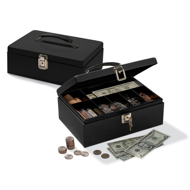 OFFICE DEPOT TS816 Brand Cash Box With Locking Hatch, 3 7/8inH x 11inW x 7 5/8inD OFFICE DEPOT TS816 Brand Cash Box With Locking Hatch, 3 7/8inH x 11inW x 7 5/8inD