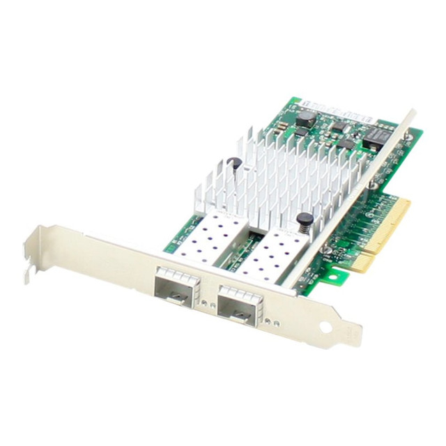 ADD-ON COMPUTER PERIPHERALS, INC. 581201-B21-AO AddOn HP 581201-B21 Comparable Dual SFP+ Port PCIe NIC - Network adapter - PCIe x8 - 10 Gigabit SFP+ x 2 - for HPE ProLiant DL165 G7, DL360 G7, DL370 G6, DL380 G6, DL380 G7, DL385 G6, SL165s G7 ADD-ON COMPUTER PERIPHERALS, INC. 581201-B21-AO AddOn HP 581201-B21 Comparable Dual SFP+ Port PCIe NIC - Network adapter - PCIe x8 - 10 Gigabit SFP+ x 2 - for HPE ProLiant DL165 G7, DL360 G7, DL370 G6, DL380 G6, DL380 G7, DL385 G6, SL165s G7