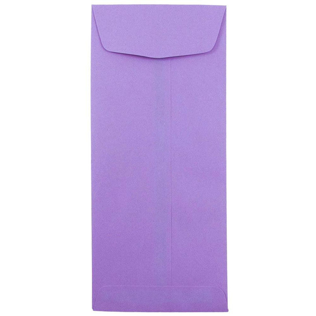 JAM PAPER AND ENVELOPE JAM Paper 4156909I  Policy Envelopes, #11, Gummed Seal, 30% Recycled, Violet Purple, Pack Of 50 Envelopes