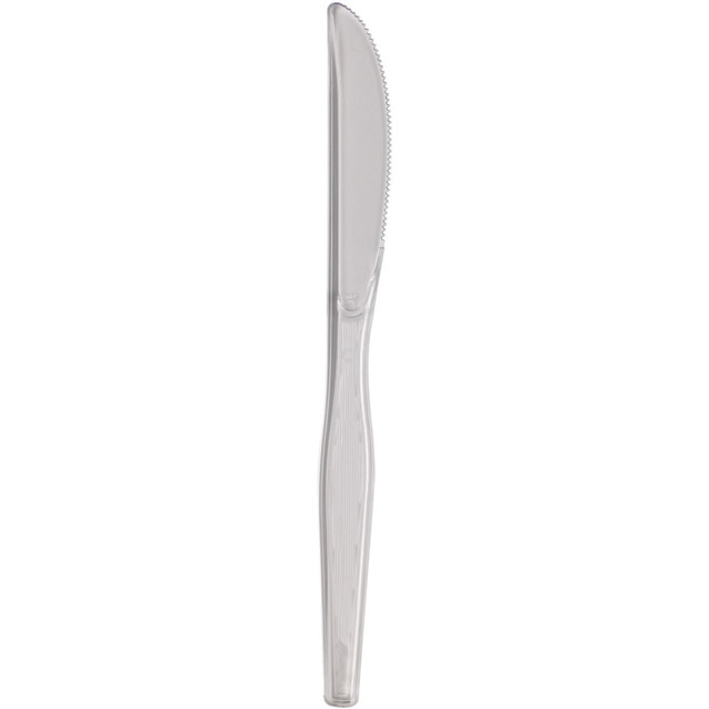 Dixie DXEKH017  Heavyweight Plastic Cutlery - 1000/Carton - Knife - 1 x Knife - Breakroom - Disposable - Clear