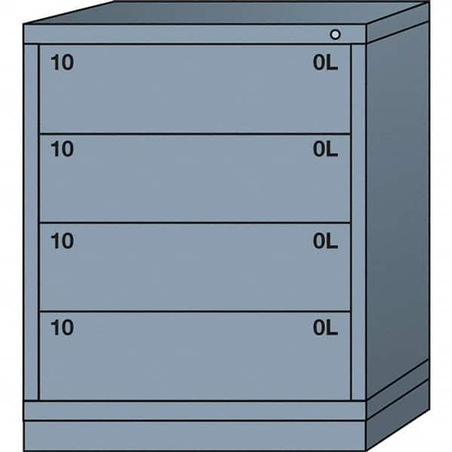 Lyon DDM4030301004IL Standard Mid-Range - Multiple Drawer Access Steel Storage Cabinet: 30" Wide, 28-1/4" Deep