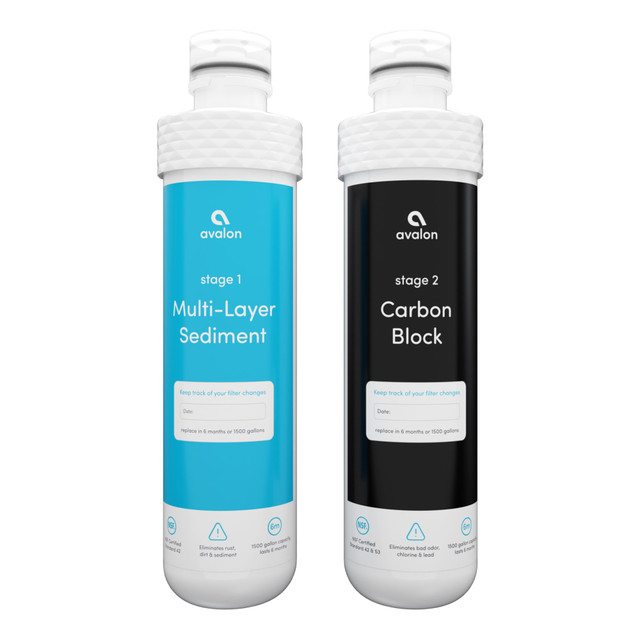 BHRS GROUP LLC AVALONFILTER Avalon 2-Stage Replacement Water Filter For Select Avalon Bottleless Water Coolers BHRS GROUP LLC AVALONFILTER Avalon 2-Stage Replacement Water Filter For Select Avalon Bottleless Water Coolers