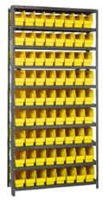 Quantum Storage 1875-203YL 72 Bin Store-More Shelf Bin System