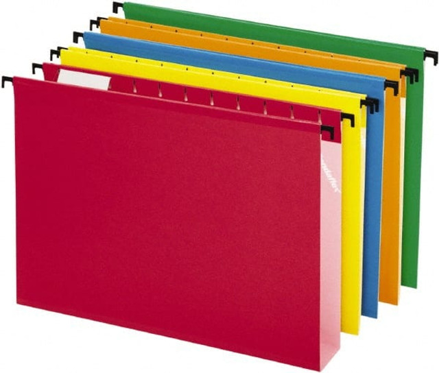 Pendaflex PFX6152X2ASST Hanging File Folder: Letter, Assorted, 20/Pack