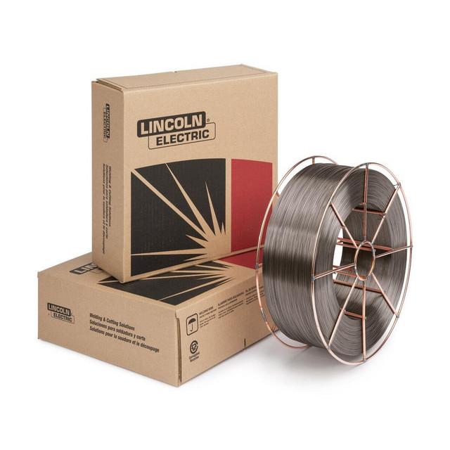 Lincoln Electric ED036358 MIG Solid Welding Wire: 0.052" Dia, Steel Alloy