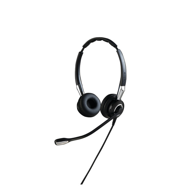 GN AUDIO USA INC. Jabra 2409-820-205  BIZ 2400 II QD Headset - Stereo - Quick Disconnect - Wired - Over-the-head - Binaural - Supra-aural - Noise Canceling