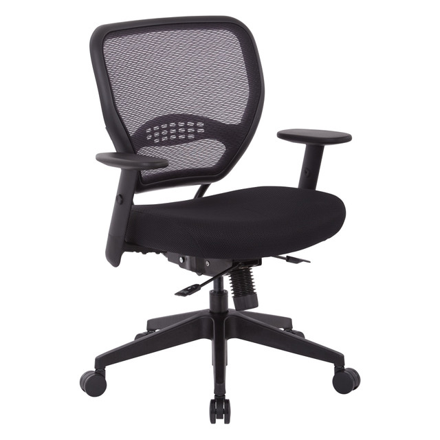 OFFICE STAR PRODUCTS 5500SL Office Star Space Seating 55 Series Air Grid Mesh Office Chair, Black OFFICE STAR PRODUCTS 5500SL Office Star Space Seating 55 Series Air Grid Mesh Office Chair, Black