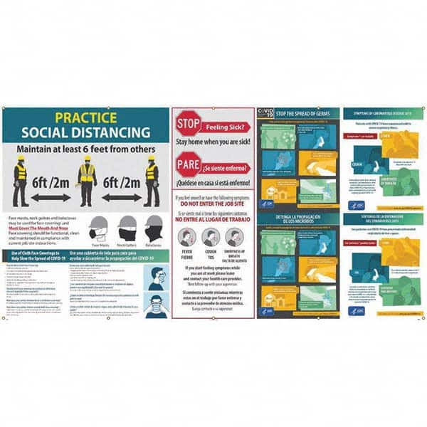 AccuformNMC Banners; Overall Length: 120in; Overall Height: 61in; Material: Vinyl; Attachment Method: Grommet; Features: Reinforced Grommets; Number of Printed Sides: 1 BT565