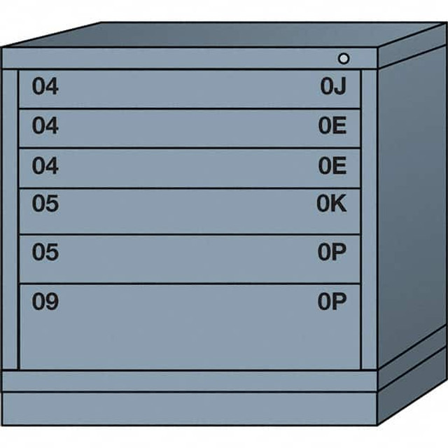 Lyon DDS3130301010IL Standard Table Height - Single Drawer Access Steel Storage Cabinet: 30" Wide, 28-1/4" Deep, 30-1/8" High