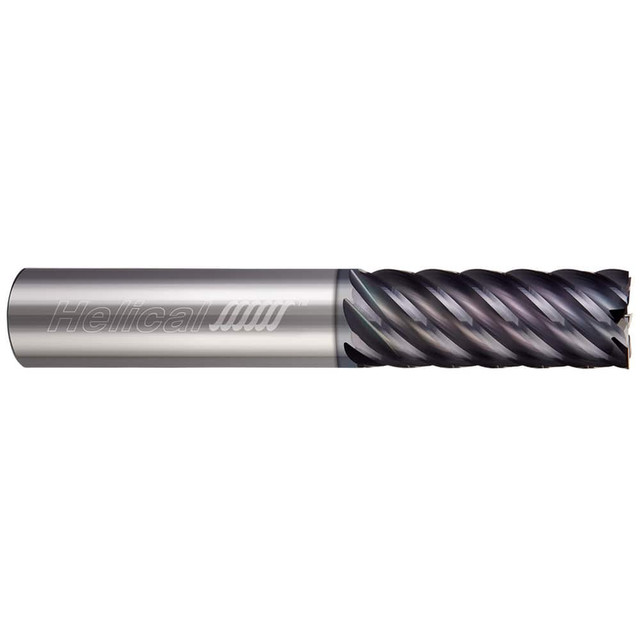 Helical Solutions 24617 Square End Mill: 1-1/4" Dia, 2" LOC, 7 Flutes, Solid Carbide