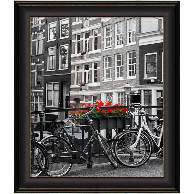 UNIEK INC. A42707345602 Amanti Art Picture Frame, 29in x 25in, Matted For 20in x 24in, Trio Oil-Rubbed Bronze