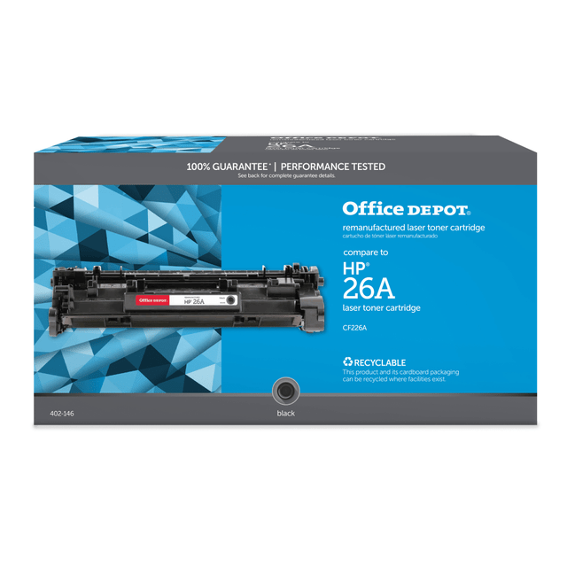CLOVER TECHNOLOGIES GROUP, LLC Office Depot OD26A  Remanufactured Black Toner Cartridge Replacement For HP 26A