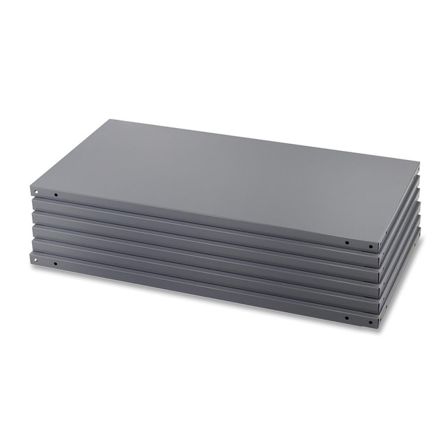 SAFCO PRODUCTS CO 6252 Safco Industrial Steel Shelf Pack, 85inH x 36inW x 18inD, 6 Shelves, Gray SAFCO PRODUCTS CO 6252 Safco Industrial Steel Shelf Pack, 85inH x 36inW x 18inD, 6 Shelves, Gray