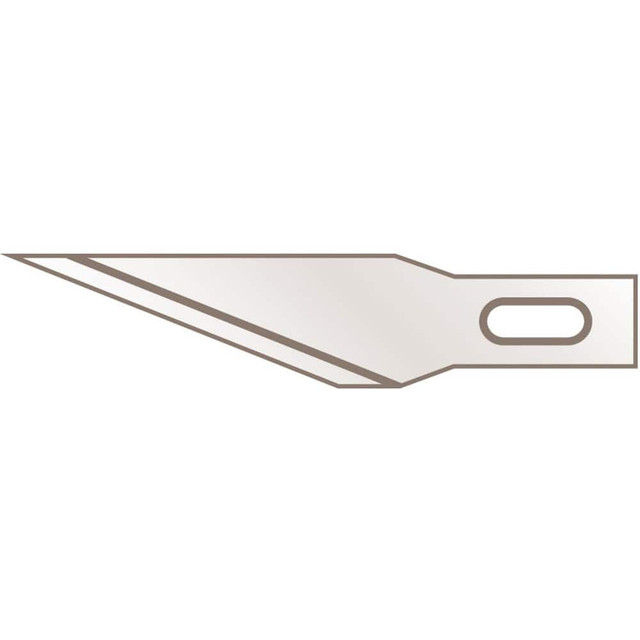 Martor USA 72.50 Knife Blades; Blade Type: Double Bevel ; Blade Point Type: Sharp ; Blade Edge Type: Straight ; Blade Length (mm): 40.3000 ; Blade Length (Decimal Inch): 1.5866 ; Blade Thickness (Decimal Inch): 0.0197