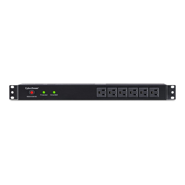 CYBERPOWERPC RKBS15S6F8R CyberPower RKBS15S6F8R Rackbar 14 - Outlet Surge with 3600 J - Clamping Voltage 400V, 15 ft, NEMA 5-15P, Straight, EMI/RFI Filtration, Black, Lifetime Warranty CYBERPOWERPC RKBS15S6F8R CyberPower RKBS15S6F8R Rackbar 14 - Outlet Surge with 3600 J - Clamping Voltage 400V, 15 ft, NEMA 5-15P, Straight, EMI/RFI Filtration, Black, Lifetime Warranty