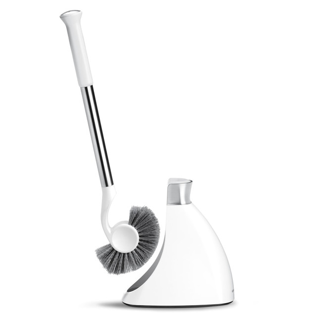 SIMPLEHUMAN LLC BT1083 simplehuman Slim Toilet Brush, White SIMPLEHUMAN LLC BT1083 simplehuman Slim Toilet Brush, White