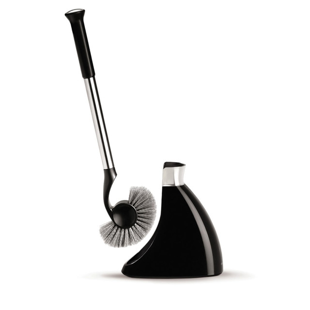 SIMPLEHUMAN LLC BT1084 simplehuman Slim Toilet Brush, Black SIMPLEHUMAN LLC BT1084 simplehuman Slim Toilet Brush, Black