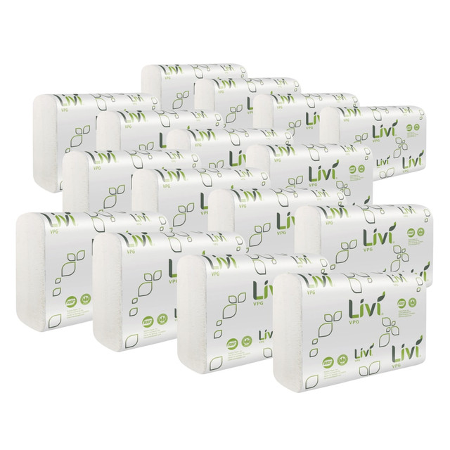SOLARIS PAPER INC. 43513 Livi VPG MultiFold Towel - 1 Ply - Multifold - 9.06in x 9.45in - White - Virgin Fiber, Paper - 250 Per Pack - 16 / Carton SOLARIS PAPER INC. 43513 Livi VPG MultiFold Towel - 1 Ply - Multifold - 9.06in x 9.45in - White - Virgin Fiber, Paper - 250 Per Pack - 16 / Carton