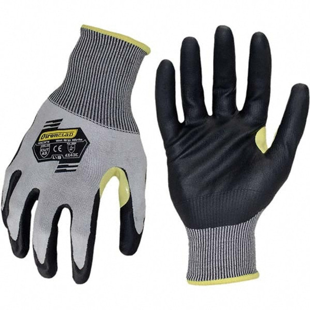 ironCLAD KKC3FN-02-S Cut-Resistant Gloves: Size Small, ANSI Cut A3, ANSI Puncture 4, Foam Nitrile, Series KKC3FN