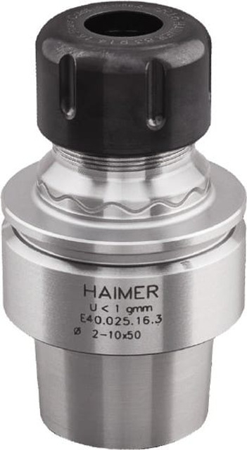 HAIMER E40.025.25.3 Collet Chuck: 0.125 to 0.625" Capacity, ER Collet, Hollow Taper Shank