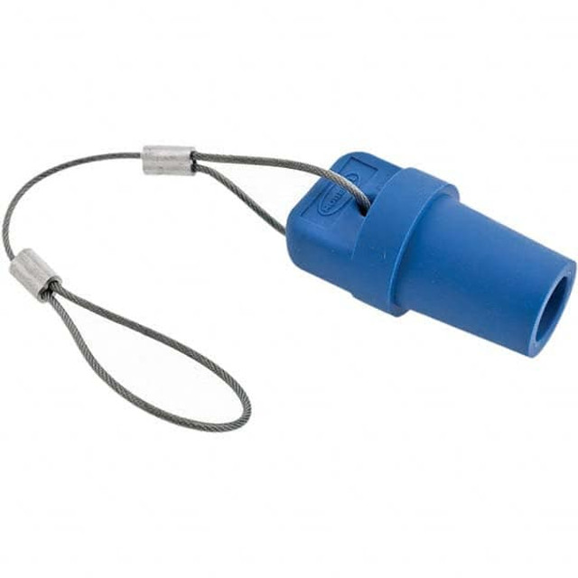 Hubbell Wiring Device-Kellems HBLMCAPBL Single Pole Protective Caps; Gender: Male ; NEMA Rating: 3R, 4X, 12 ; Color: Blue ; For Use With: Male Plug ; Standards Met: UL Listed; cUL Listed