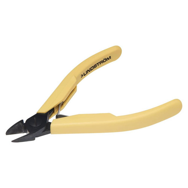 Lindstrom Tool 8162 Cutting Pliers; Insulated: No ; Jaw Length (Decimal Inch): .4100 ; Overall Length (Decimal Inch): 4.3300 ; Jaw Width (Decimal Inch): .2400 ; Head Style: Diagonal ; Cutting Style: Diagonal