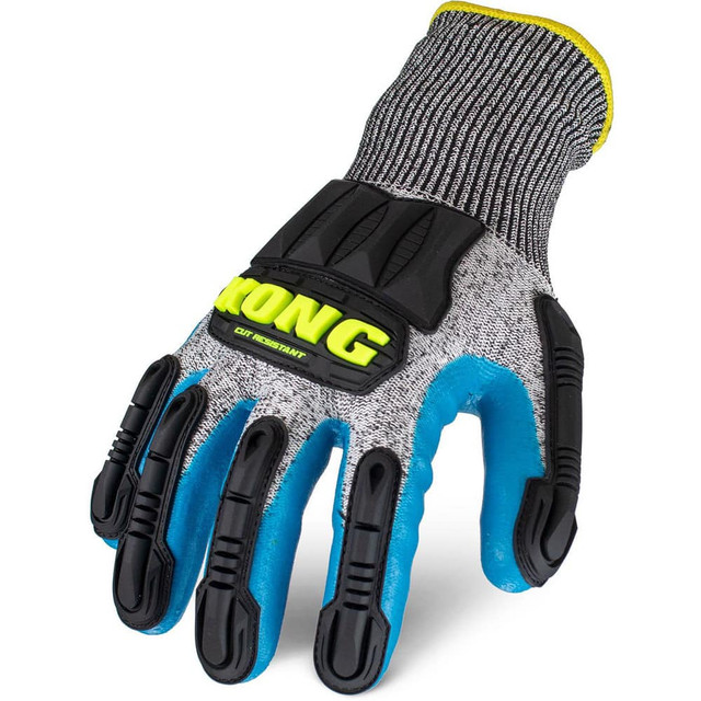 ironCLAD KKC5BW-02-S Puncture-Resistant Gloves:  Size  Small,  ANSI Cut  A4,  ANSI Puncture  3,  Foam Nitrile,  HPPE Knit