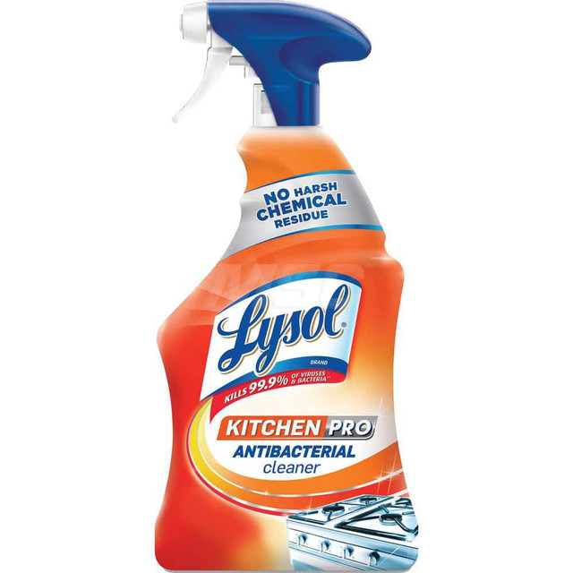 Lysol RAC79556EA Kitchen Cleaner:  22 oz, Trigger Spray Bottle,  Disinfectant