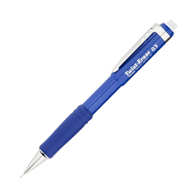 PENTEL OF AMERICA, LTD. QE515C Pentel Twist-Erase III Mechanical Pencil, 0.5 mm, Blue PENTEL OF AMERICA, LTD. QE515C Pentel Twist-Erase III Mechanical Pencil, 0.5 mm, Blue