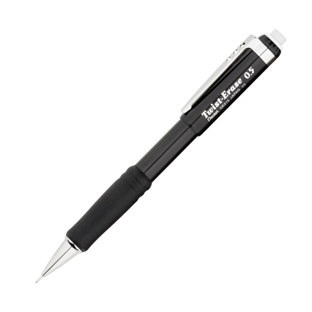 PENTEL OF AMERICA, LTD. QE515-A Pentel Twist-Erase III Mechanical Pencil, 0.5mm, #2 Lead, Black Barrel PENTEL OF AMERICA, LTD. QE515-A Pentel Twist-Erase III Mechanical Pencil, 0.5mm, #2 Lead, Black Barrel
