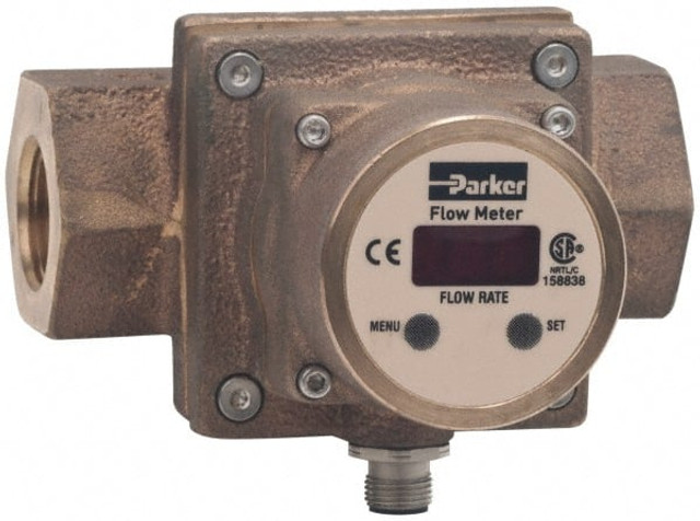 Parker PF12SNP000 3/4" FNPT Port Vortex Shedding Flowmeter