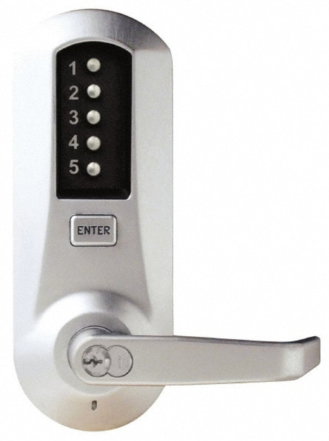 Kaba Access 5021CWL-26D-41 Combination Entry with Key Override Lever Lockset for 1-3/8 to 2-1/4" Thick Doors