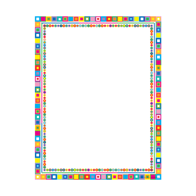 BARKER CREEK PUBLISHING, INC. LL722 Barker Creek Computer Paper, 8 1/2in x 11in, Retro, Pack Of 50 Sheets