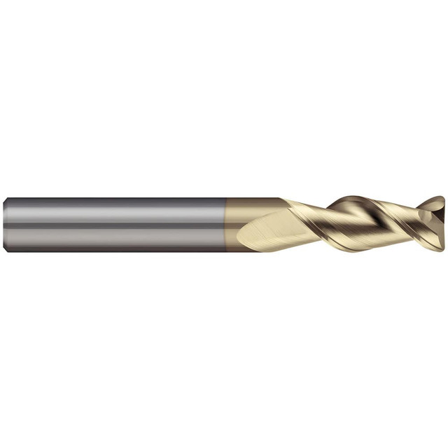 Micro 100 ARC-001-2-060S Corner Radius End Mill: 1" Dia, 1-1/2" LOC, 0.06" Radius, 2 Flutes, Solid Carbide