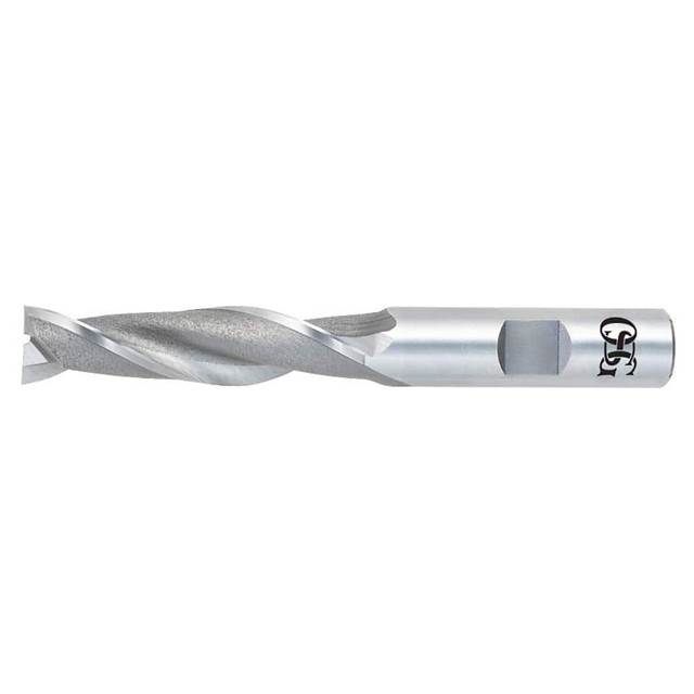 OSG 5257400 Square End Mill:  2" Shank Dia, 6.75" OAL, 2 Flutes, Cobalt