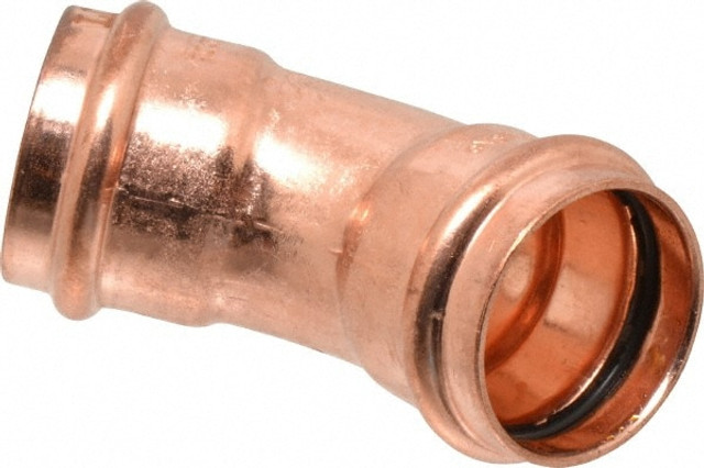 NIBCO 9043100PC Wrot Copper Pipe 45 ° Elbow: 1-1/4" Fitting, P x P, Press Fitting