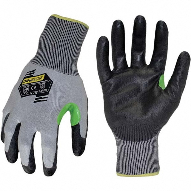 ironCLAD KKC2PU-02-S Cut-Resistant Gloves: Size Small, ANSI Cut A2, ANSI Puncture 4, Polyurethane, Series KKC2PU