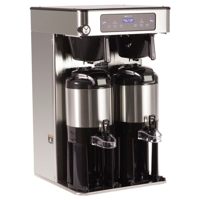 BUNN-O-MATIC CORPORATION BUNN 53200.0101  ICB Infusion Series Programmable Coffee Brewer, Dual Design, Tall Profile, Black/Silver