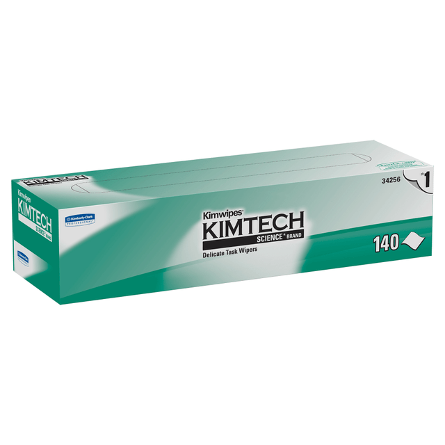KIMBERLY-CLARK 34256  Professional Kimtech Science Kimwipes Pop-Up Box, 14 7/10in x 16 3/5in
