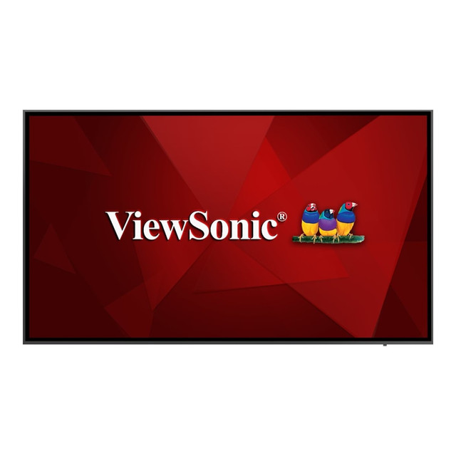 VIEWSONIC CORPORATION ViewSonic CDE6520-W  CDE6520-W - 65in Diagonal Class LED-backlit LCD display - digital signage - 4K UHD (2160p) 3840 x 2160 - direct-lit LED