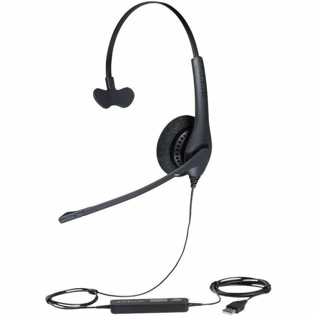 GN AUDIO USA INC. GSA1553-0159 Jabra Biz 1500 Headset - Mono - USB - Wired - 32 Ohm - 20 Hz to 6.80 kHz - Over-the-head - Monaural - Supra-aural - 7.55 ft Cable - Noise Cancelling, Uni-directional Microphone - Noise Canceling - Black GN AUDIO USA INC. GSA1553-0159 Jabra Biz 1500 Headset - Mono - USB - Wired - 32 Ohm - 20 Hz to 6.80 kHz - Over-the-head - Monaural - Supra-aural - 7.55 ft Cable - Noise Cancelling, Uni-directional Microphone - Noise Canceling - Black