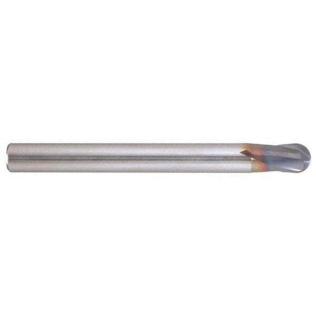 Niagara Cutter 17004802 Ball End Mill: 0.315" Dia, 0.315" LOC, 2 Flute, Solid Carbide