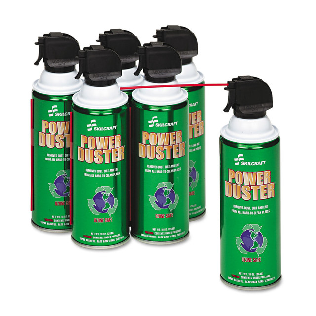 THE LIGHTHOUSE FOR THE BLIND 7930-01-398-2473 SKILCRAFT Power Duster, 10 Oz Can, Box Of 6 (AbilityOne 7930-01-398-2473) THE LIGHTHOUSE FOR THE BLIND 7930-01-398-2473 SKILCRAFT Power Duster, 10 Oz Can, Box Of 6 (AbilityOne 7930-01-398-2473)