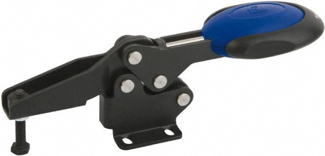 KIPP K0660.008101 Manual Hold-Down Toggle Clamp: Horizontal, U-Bar, Flanged Base