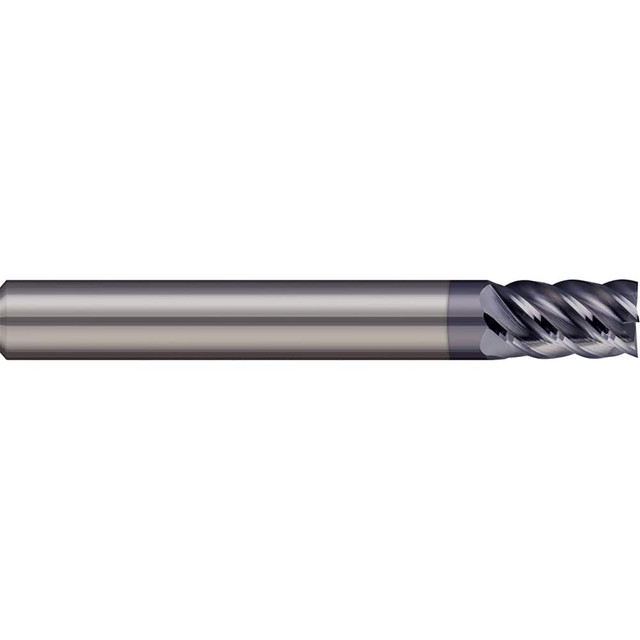 Micro 100 ASMM-030-5X Square End Mill: 3 mm Dia, 5 Flutes, 6 mm LOC, Solid Carbide, 45 ° Helix