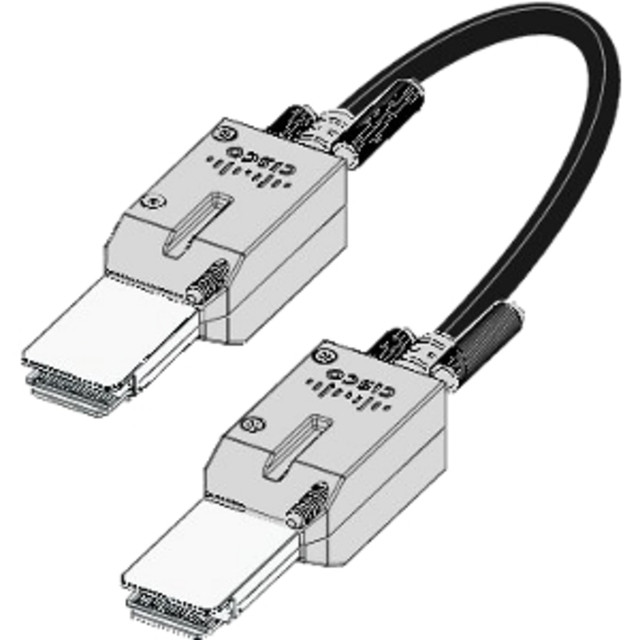 CISCO STACK-T2-1M= StackWise Stacking Cable - 3.28 ft Network Cable for Network Device, Switch - Stacking Cable - Black CISCO STACK-T2-1M= StackWise Stacking Cable - 3.28 ft Network Cable for Network Device, Switch - Stacking Cable - Black