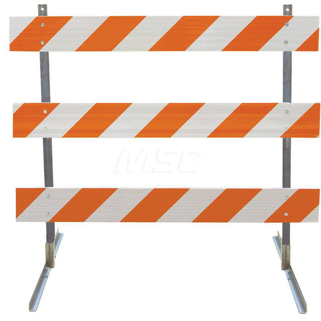 Plasticade 3906HIPRDRILLKI Traffic Barricades; Barricade Height (Inch): 63 ; Barricade Width (Inch): 72 ; Reflective: Yes ; Compliance: NCHRP-350; MUTCD