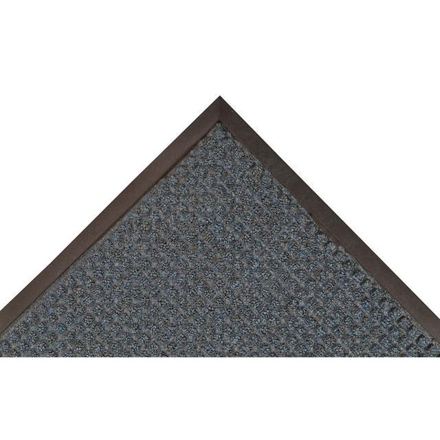 Notrax 166S0046BU Carpeted Entrance Mat: 72' Long, 48' Wide, Blended Yarn Surface