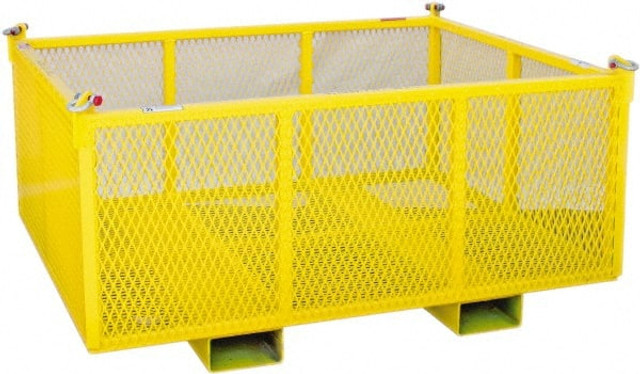 Machining & Welding 11829 Bulk Storage Container: Steel, Basket-Style Bulk Container